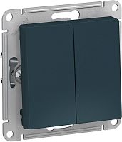 Переключатель без рамки Systeme Electric AtlasDesign 2-кл. проходной изумруд картинка